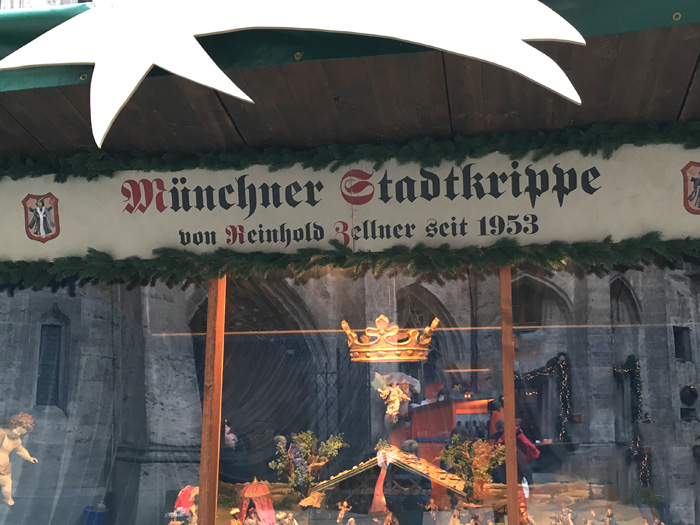 Münchner Stadtkrippe im Innehof des neuen Rathauses München